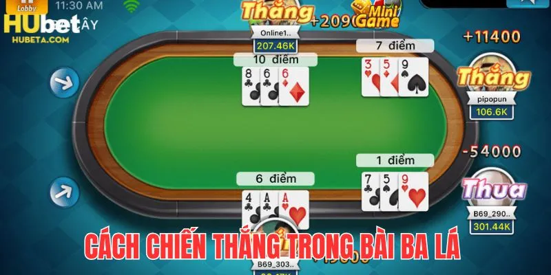 Điểm sẽ căn cứ vào giá trị của từng quân bài để tính, khá đơn giản